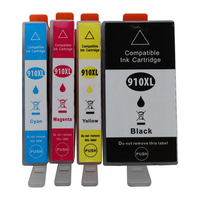Nexink HP 910XL/HP 910 Compatible Ink Cartridges - High Yield - Black/Colour Combo - 4 Pack-Color: Black, Cyan, Magenta, Yellow