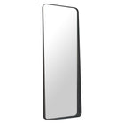 Zuo Riga Mirror - Black-Mount to wall vertically only