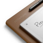 reMarkable Premium Leather Book Folio for Paper Pro Tablets - Brown-Thanks to sensors inside Book Folio, taking notes on reMarkable Paper Pro is as easy as opening up the front cover