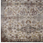 Modway Success Kaede Distressed Vintage Floral Moroccan Trellis Area Rug - 5 ft W x 8 ft L - Multicolored-Stain Resistant / Easy to Clean