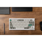 Keychron Q1 Max RGB Wireless Mechanical Keyboard - Red Switch - 75% Layout with Knob - Shell White-Powerful Performance: Equipped with a powerful ARM Cortex-M4 chip and a rapid 1000 Hz polling rate, the Q1 Max delivers lightning-fast responsiveness for gaming and productivity tasks alike.