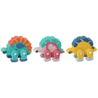 Merangue Dinosaur Erasers - 6 Pack-Set of 6 novelty erasers shaped like dinosaur animals