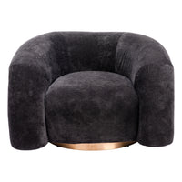 Zuo Havn Accent Chair - Black-Armrest support