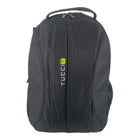 Tucci Italy Dynamo Backpack - Medium - Black-Padded Laptop Sleeve – Fits laptops up to 16"