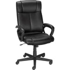 Staples Turcotte Luxura High-Back Executive Chair - Black-Pneumatic seat-height and tilt adjustments allow you to work at a customized height and angle
