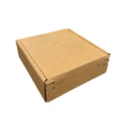 Reliabag Self Seal Corrugated Literature Mailer Boxes - 6" L x 6" W x 2" H - Kraft - 40 Pack-Self sealing, corrugated kraft
