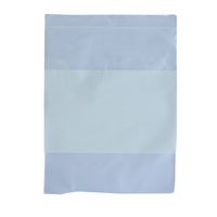 KL Rubber 4mil Recloseable Poly Bag with White ID Block & Hand Hole - 8" x 10" - 1000 Pack-Durable zipper with secure Reclosable closure

