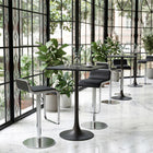 Zuo Equino Barstool - Black-Assembly required