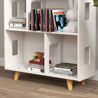 Qaba Toy Storage Organizer for Kids - White-Colour: White
