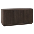 Hudson&Canal Hanson Rectangular Fluted TV Stand for TV's up to 55" - Alder Brown-Modern transitional design for your home office, bedroom, or living spaces