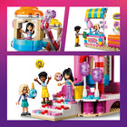 LEGO Friends Candy & Cupcake Ferris Wheel-Accessories include 3 LEGO piece plushies to win on the fairground