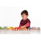 TickiT Rainbow Wooden Vehicles - Set of 12-9