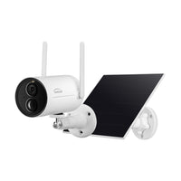 Gyration CyberVIew 3010 Wi-Fi Bullet Security Camera with Solar Panel - 3MP - Indoor/Outdoor-Wi-Fi Bullet 3MP camera with solar panel for autonomous power