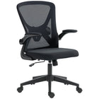 Vinsetto Mesh Office Chair with Lumbar Support and Flip-Up Armrests-Take a break and stretch out with a tilt function