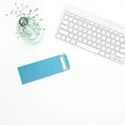 JAM Paper #10 Policy Envelopes, 4 1/8 x 9.5, Brite Hue Blue Recycled, 100 Pack (15880g)-Closure: Gum
