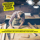 Bell+Howell TriBurst Colour Select LED Shop Light - 5500 Lumen-Eco-Friendly: The energy efficient Triburst emits more light while reducing the release of carbon dioxide and other toxic chemicals into our planet, helping create an eco-friendly and safe environment for everyone.