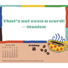 DateWorks 2026 Day-At-A-Time Box Calendar - 5.12" x 4.31" - Friends - English-Entertainment