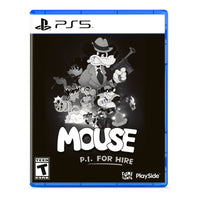 MOUSE: P.I. For Hire for PlayStation 5-Black and white, hand-drawn rubber hose animation, inspired by cartoons of the 1930s