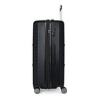 Bugatti Brussels 3-Piece Hardside Luggage Set - ABS - Black-Zipper-release expansion system for 20% more packing space