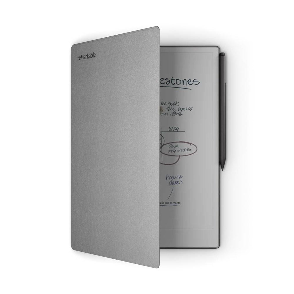 reMarkable Polymer Weave Book Folio for Paper Pro Tablets - Grey