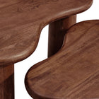Modway Hackney Mango Wood Nesting Coffee Table Set - Walnut - Set of 2-9