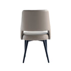 Manhattan Comfort Tremont 21.7" Modern Leatherette Upholstered Dining Chair - Taupe - Set of 2-Minimal Assembly Required. Hardware Included
