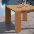 Modway Tahoe Outdoor Patio Acacia Wood Side Table - Natural-Water-resistant Construction