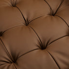 Modway Valour Tufted Vegan Leather Accent Armchair - Brown-8