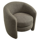 Modway Affinity Upholstered Boucle Fabric Curved Back Armchair - Pebble-7