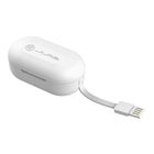 JLab JBuds Air-True Wireless Earbuds and Charging Case - White-IP55 sweat resistance helps the earbuds hold up against moisture and dir