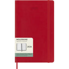 Moleskine 2026 Classic 12-Month Soft Cover Weekly Planner - 5" x 8.25" - Scarlet Red-Dated from January to December 2026