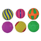Get Ready Kid's Tactile Squeak Ball, Assorted-Size: 3 1/2 - 4 1/2"