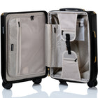 Champs Luxe 3-Piece Luggage Set - Black-Telescopic Handle