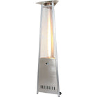 Zen Temp Commercial Grade 3 Sided Glass Tube Patio Heater Stainless Steel, Natural Gas (ZT-PH-300-SS-304-NG)-Fuel Source:  Natural Gas