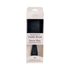 Aria Paddle Brush - Black-Multi Way Styling: Can be used vertically for easy detangling or horizontally to create the tension needed for a smooth, high shine blowout