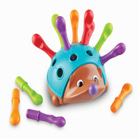 Learning Resources Spike The Fine Motor Hedgehog-This hedgehog toy’s smooth, durable quills invite tactile play, and as little hands grab the chunky quills and push them into Spike’s back, they build the strength and co-ordination in the tiny muscles in their hands that they need to do everyday tasks.