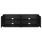 Hudson&Canal Fitzroy TV Stand for TV's up to 78" - Black Grain-Clean with a soft, dry cloth and no harsh chemicals or abrasive cleaning materials