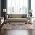 Modway Centehua Distressed Southwestern Aztec Area Rug - 8 ft W x 10 ft L - Multicolored-Protect Floors From Traffic/Furniture