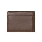 Club Rochelier Men's Slim Fold Wallet with Removable ID - Brown-2 Bill pockets