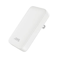 AXS PROCharge 45W Dual Port PD GaN Slim Wall Charger - White-45W fast PD charging 