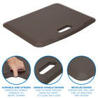 Mount-It! Anti-Fatigue Mat - 18" x 22" - Brown-Great for any sit-stand workstation, kitchen, workbench, or anywhere that involves long periods of standing