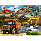 Ravensburger Construction Vehicles Puzzle - 100 Pieces-Longlasting quality materials for years of puzzling enjoyment