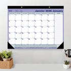 Blueline 2026 Monthly Desk Pad Calendar - 21-1/4" x 16" - Bilingual-Note section on each sheet 