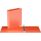 Davis Group Easyview Premium Binder - Round Ring - Customizable - 1.5" - Orange - 6 Pack-1.5"