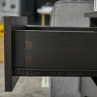 HOMCOM Bedside Table with 3 Drawers - Brown-Modern style is suitable for your bedroom, living room or home office