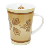 Oscardo Bee-Lieve by Pat Bruderer Porcelain Mug - 295ml-Indigenous Art Design - Bee-Lieve by Pat Bruderer, Cree artist, First Nations artwork celebrating cultural heritage and tradition
