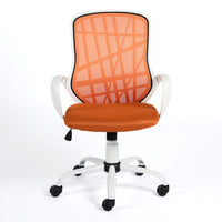 Desert High-Back Office Chair, Orange/ Black (3339-DM6442-0W)-High-Back Swivel Mesh Office Chair (Orange/Black)