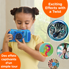 VTech KidiZoom Camera Pix FX Blue - Bilingual-Expand the memory using a microSD card (not included) up to 32GB (class 10 or above) to store more photos and videos