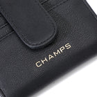 Champs Iconic Snap Cardholder - Black-Bill compartment