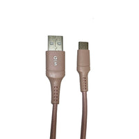 General Supply Goods + Co 6ft Braided Type C Cable - Pink-Sleek and tangle free